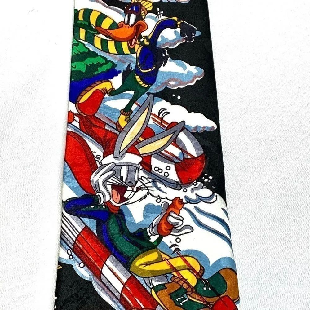 Looney Tunes colorful Christmas tie
